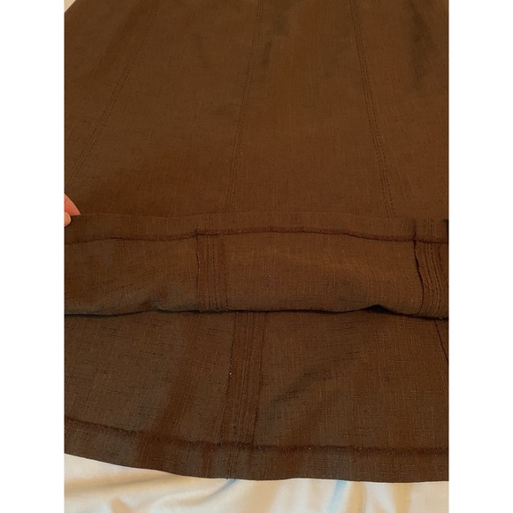 Vtg Alfred Dunner Women's Brown Skirt Size 12 USA Western Office 90s - Picture 6 of 7
